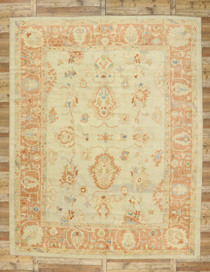 11 x 14 Modern Turkish Oushak Rug 51857