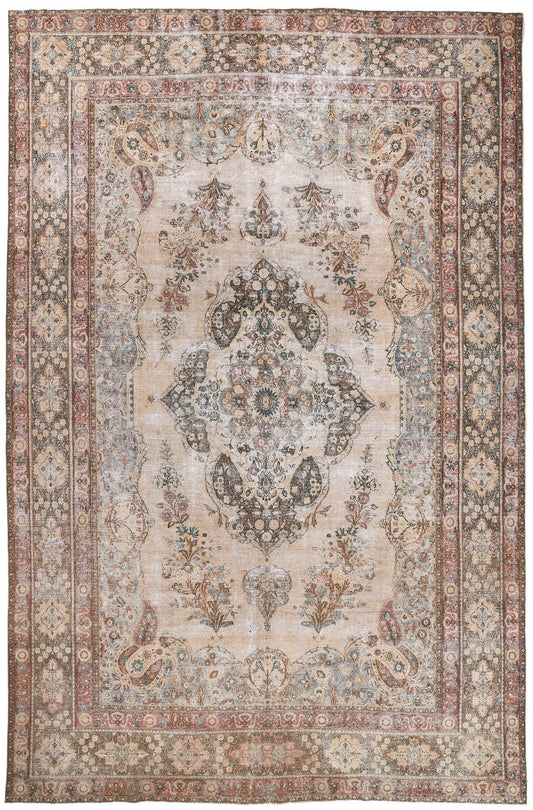 11 x 16 Antique Persian Mashhad Rug 61259
