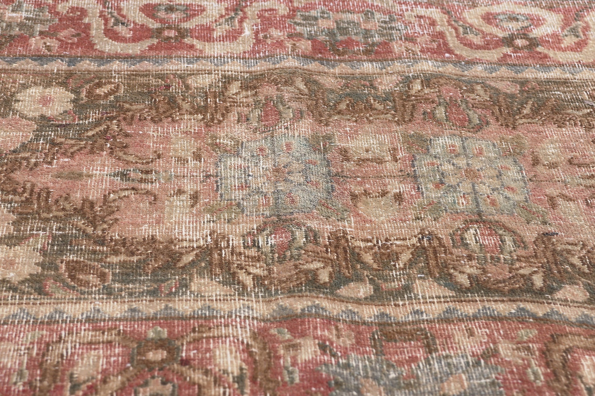 11 x 16 Antique Persian Mashhad Rug 61259