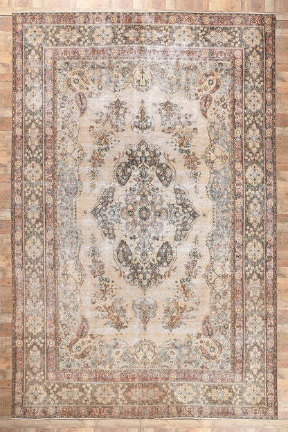 11 x 16 Antique Persian Mashhad Rug 61259