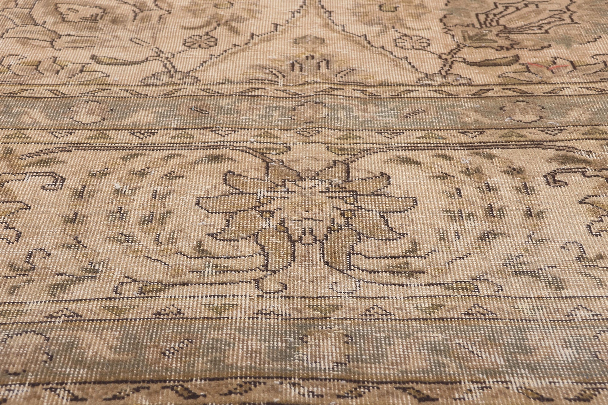 11 x 16 Vintage Persian Tabriz Rug 78583