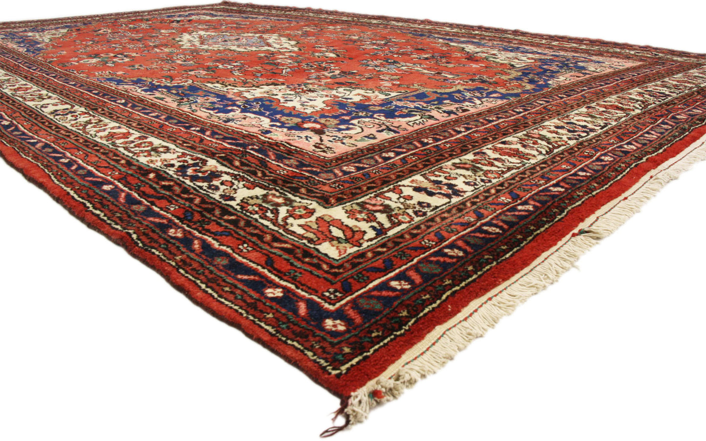 11 x 17 Vintage Persian Hamadan Rug 74944