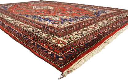 11 x 17 Vintage Persian Hamadan Rug 74944