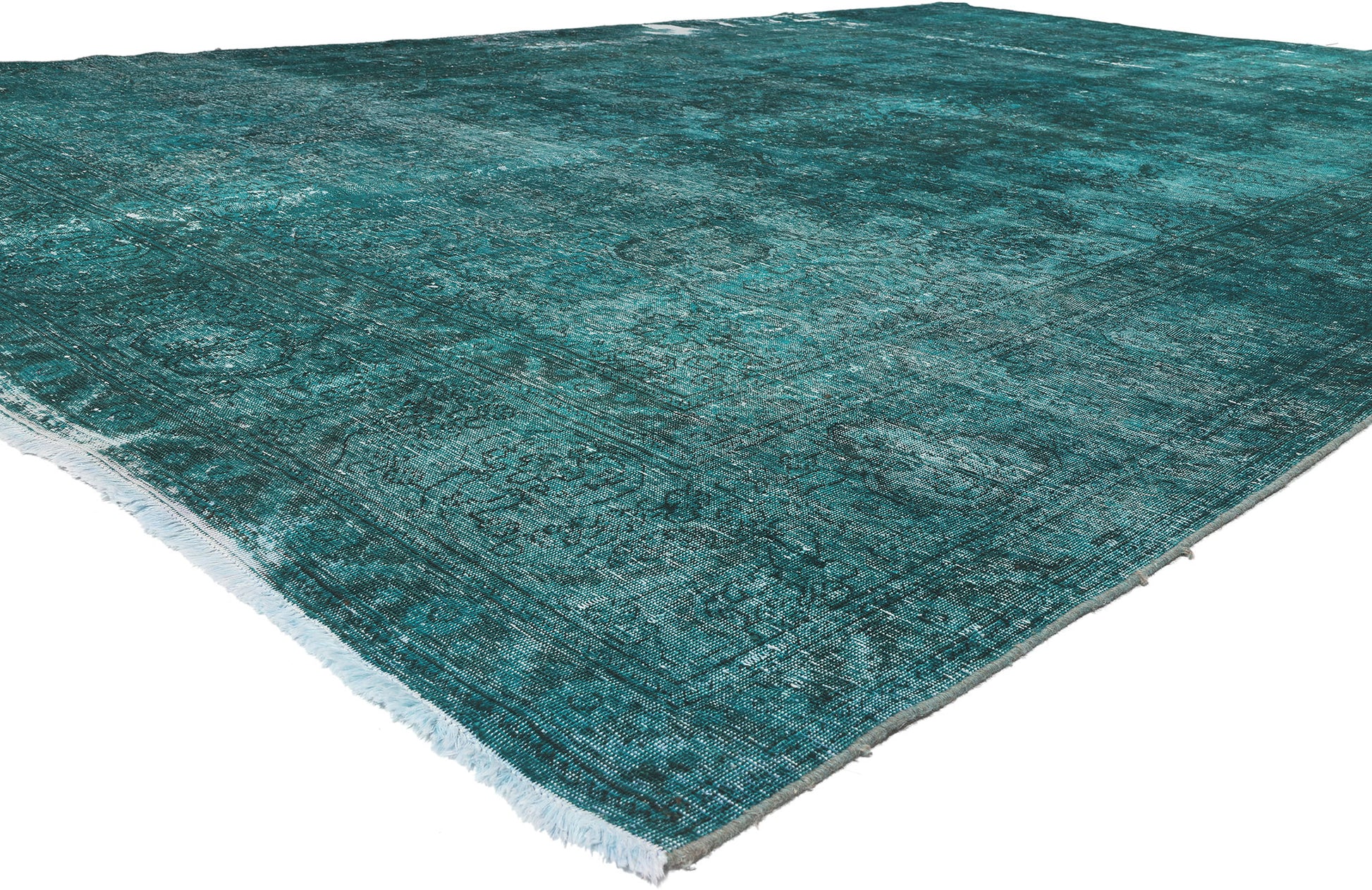 11 x 17 Vintage Persian Overdyed Rug 78584