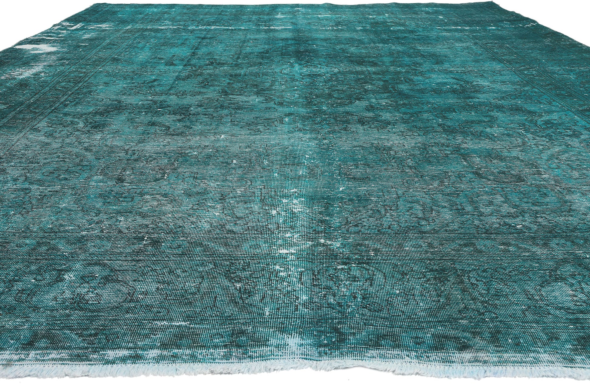 11 x 17 Vintage Persian Overdyed Rug 78584
