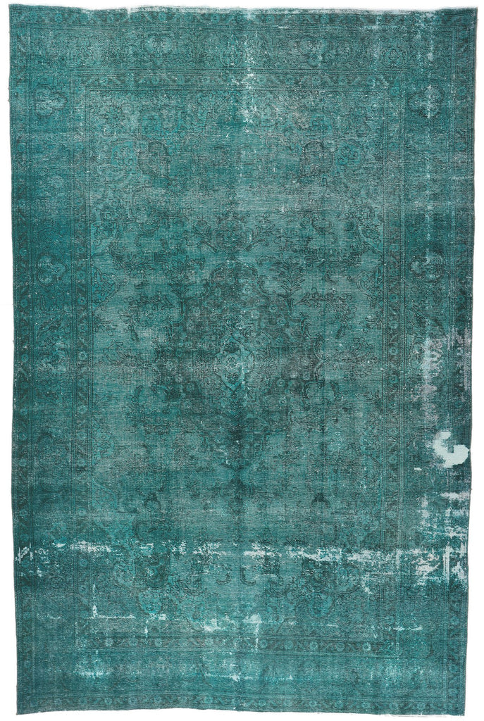 11 x 17 Vintage Persian Overdyed Rug 78584