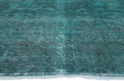 11 x 17 Vintage Persian Overdyed Rug 78584