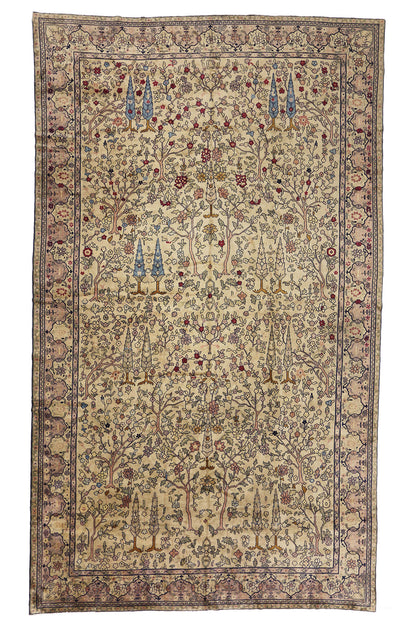 11 x 19 Antique Indian Agra Rug 72912
