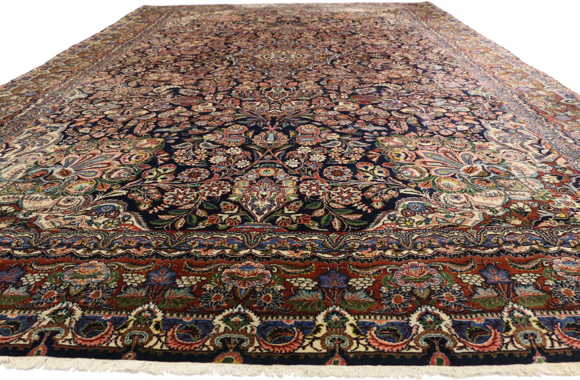 11 x 19 Antique Persian Hamadan Rug 77214