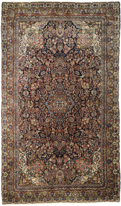 11 x 19 Antique Persian Hamadan Rug 77214