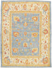 12 x 16 Modern Blue Turkish Oushak Rug 52381