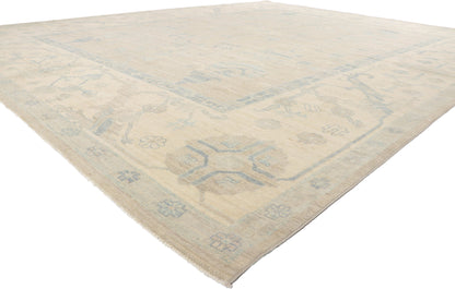 12 x 14 Vintage-Inspired Oushak Rug 80932