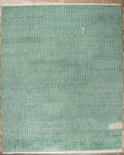 12 x 15 Teal Moroccan Area Rug 30770