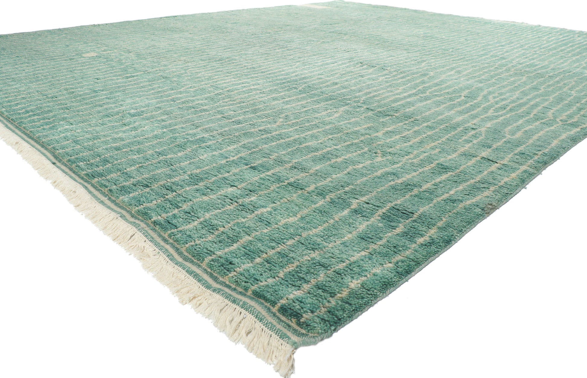 12 x 15 Teal Moroccan Area Rug 30770