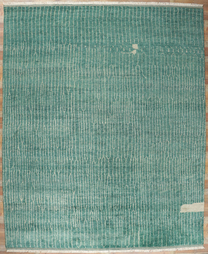 12 x 15 Teal Moroccan Area Rug 30771