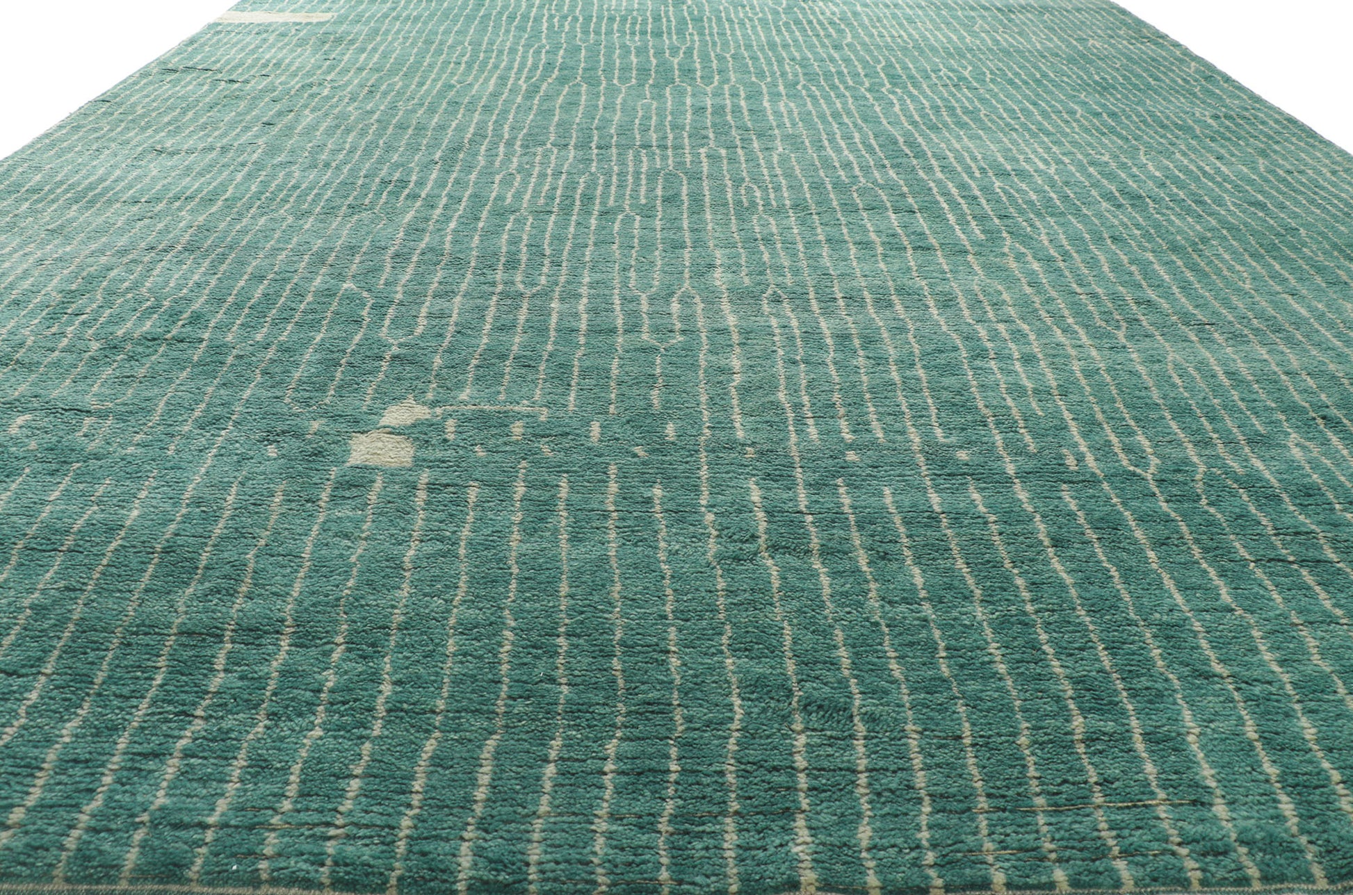 12 x 15 Teal Moroccan Area Rug 30771