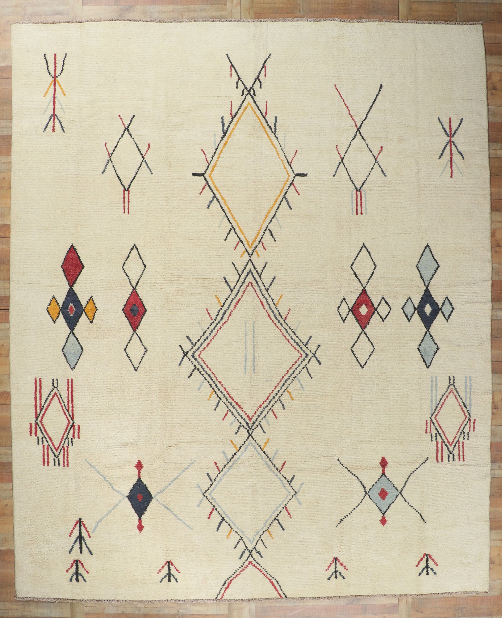12 x 15 Large Modern Moroccan Rug 80710