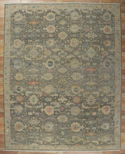 12 x 15 Vintage-Inspired Oushak Rug 30836