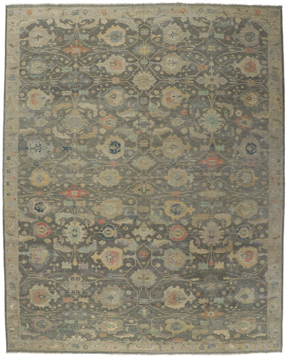 12 x 15 Vintage-Inspired Oushak Rug 30836