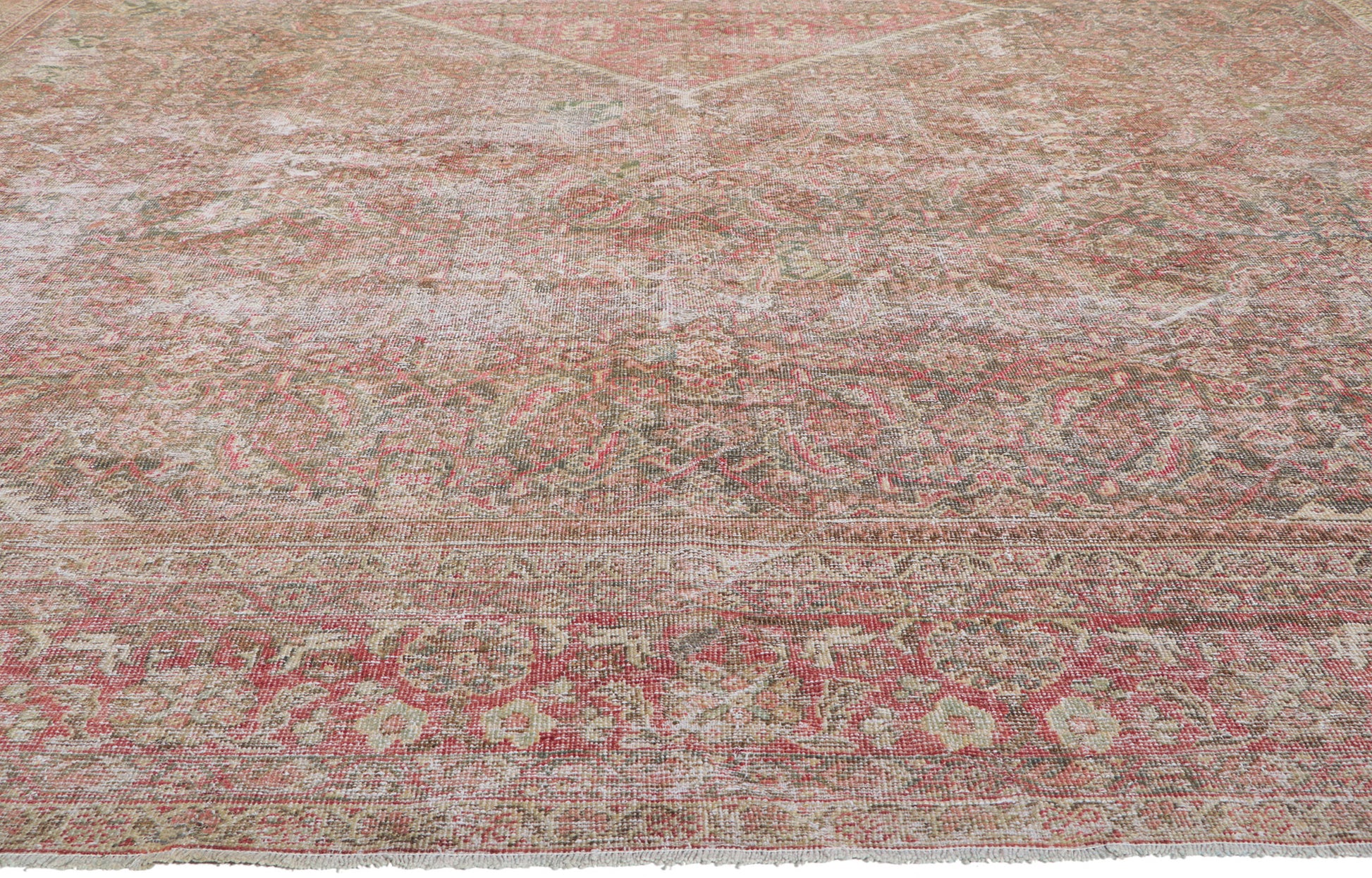12 x 16 Antique Persian Mahal Rug 61115