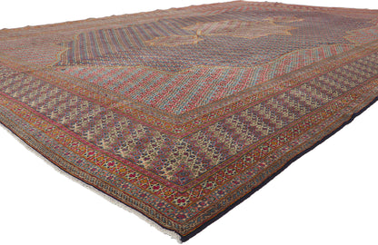 12 x 16 Vintage Persian Kerman Rug 61211
