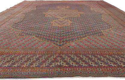 12 x 16 Vintage Persian Kerman Rug 61211