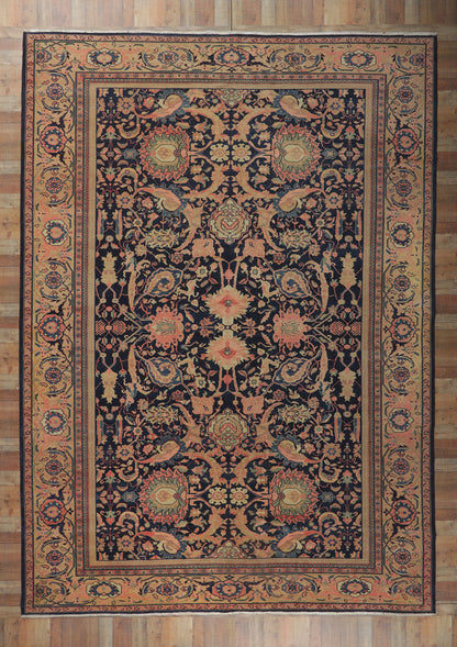 12 x 16 Vintage Persian Mahal Rug 78350