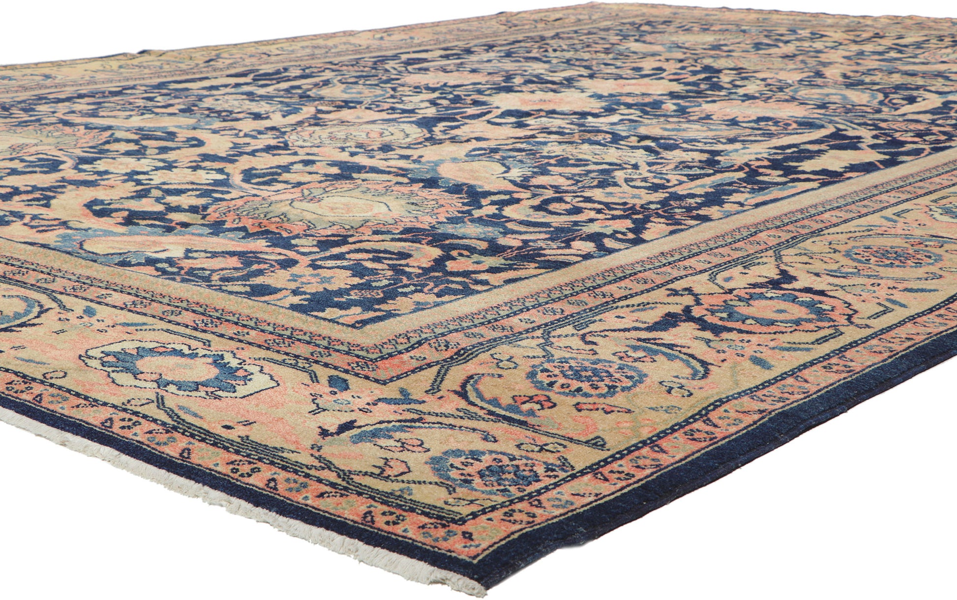 12 x 16 Vintage Persian Mahal Rug 78350