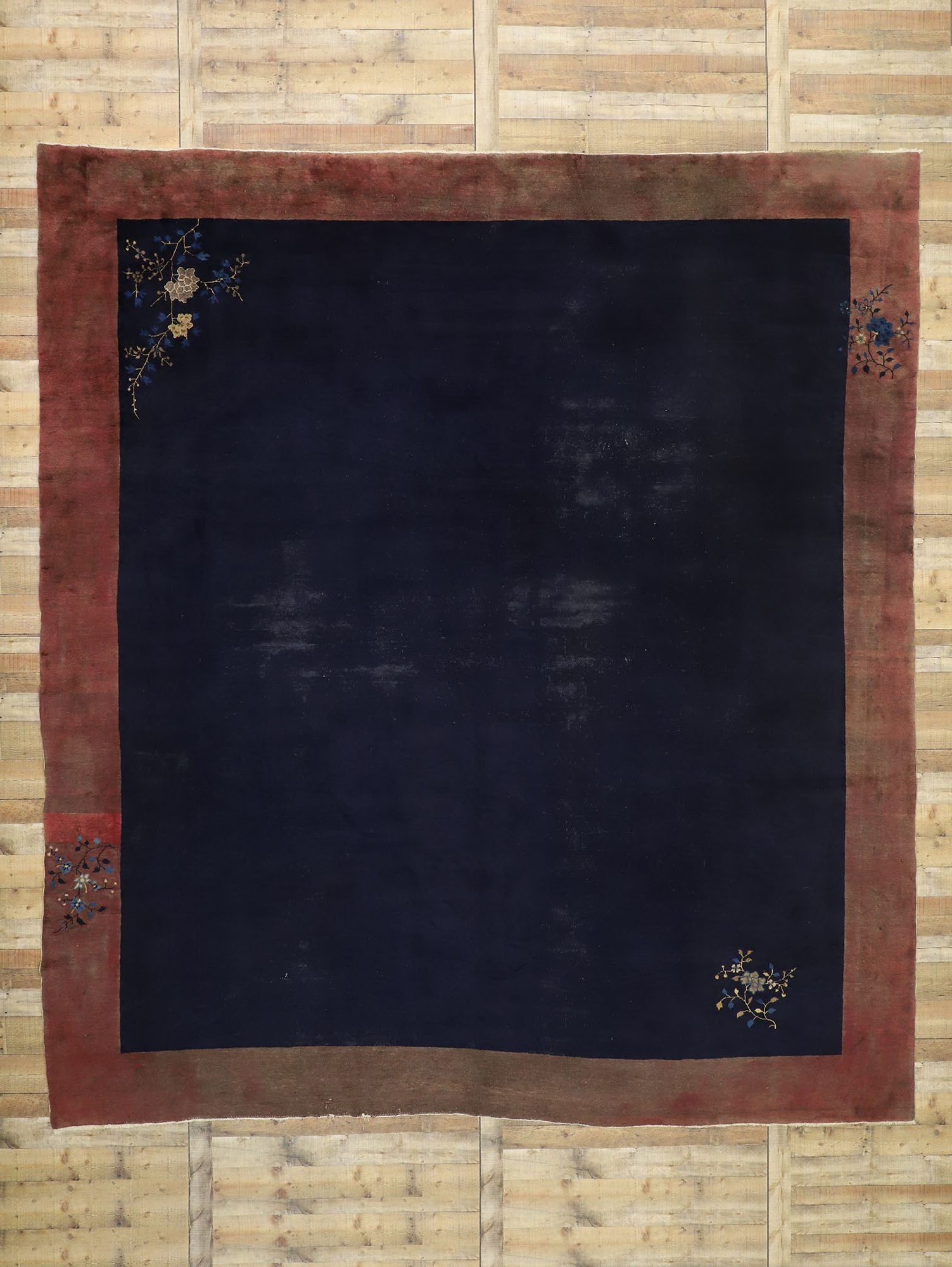 12 x 13 Antique Chinese Art Deco Rug 77268