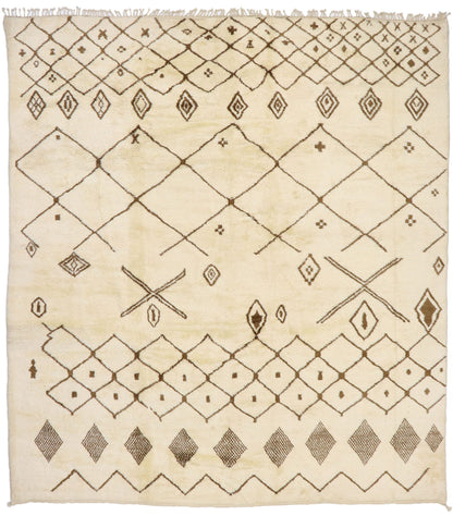 12 x 13 Large Neutral Moroccan Rug 21141