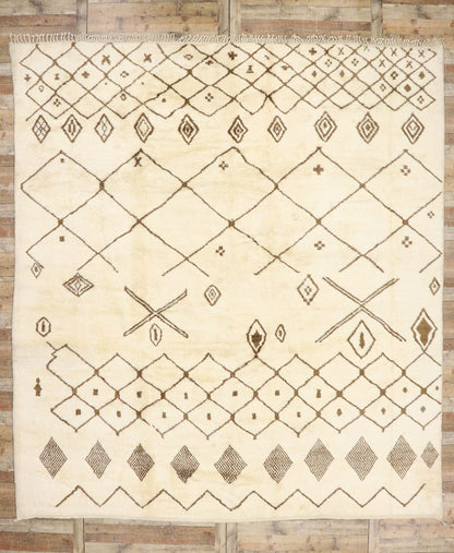 12 x 13 Large Neutral Moroccan Rug 21141