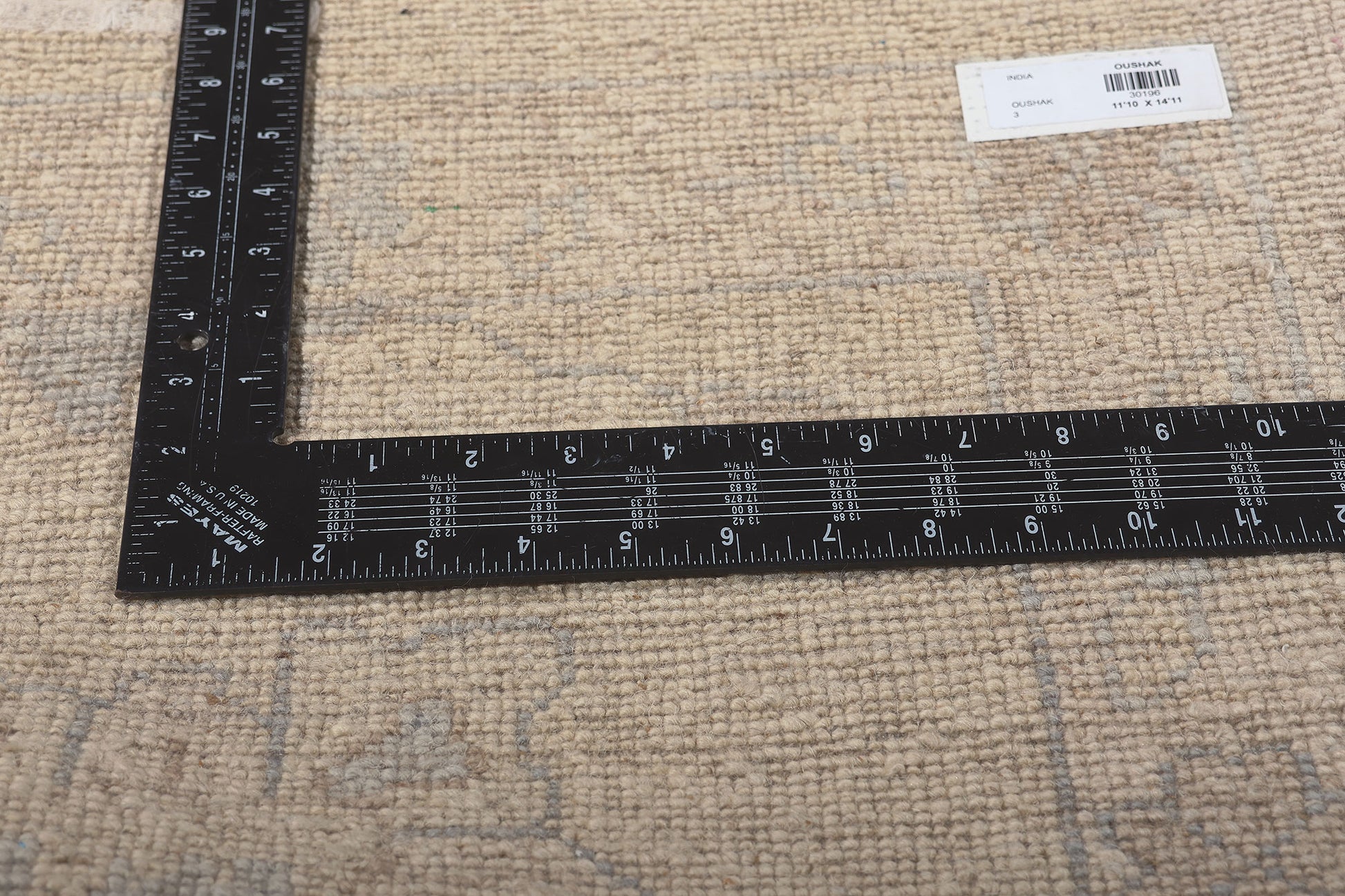 12 x 15 Vintage-Inspired Oushak Rug 30196