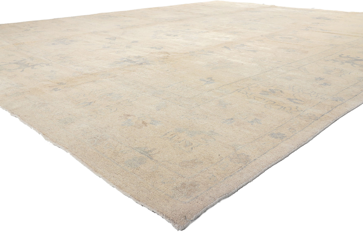12 x 15 Vintage-Inspired Oushak Rug 30196