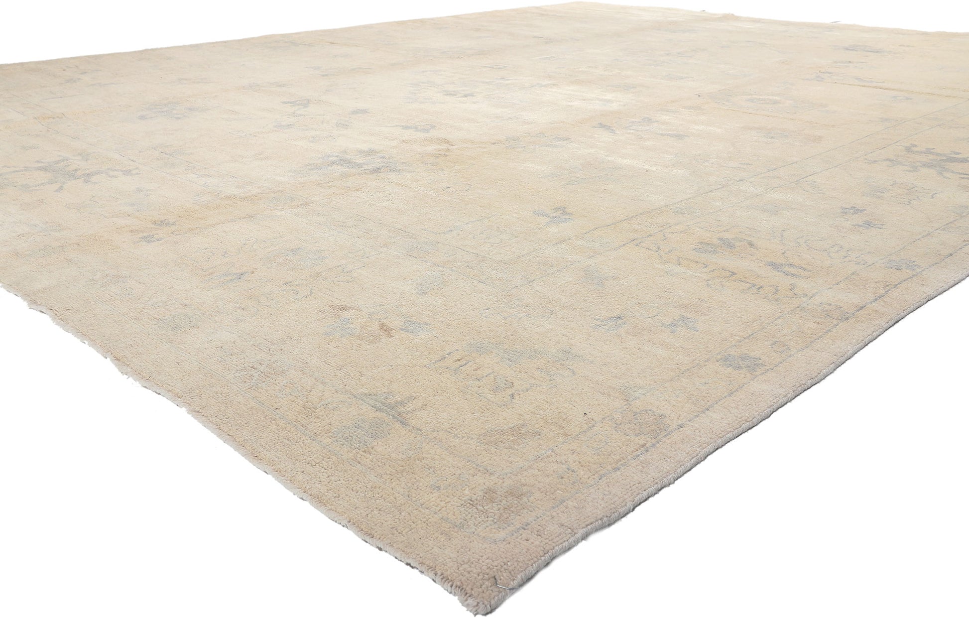 12 x 15 Vintage-Inspired Oushak Rug 30196
