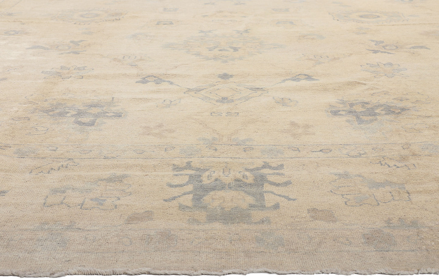 12 x 15 Vintage-Inspired Oushak Rug 30196