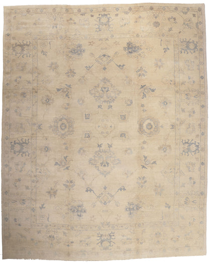12 x 15 Vintage-Inspired Oushak Rug 30196