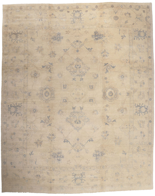 12 x 15 Vintage-Inspired Oushak Rug 30196