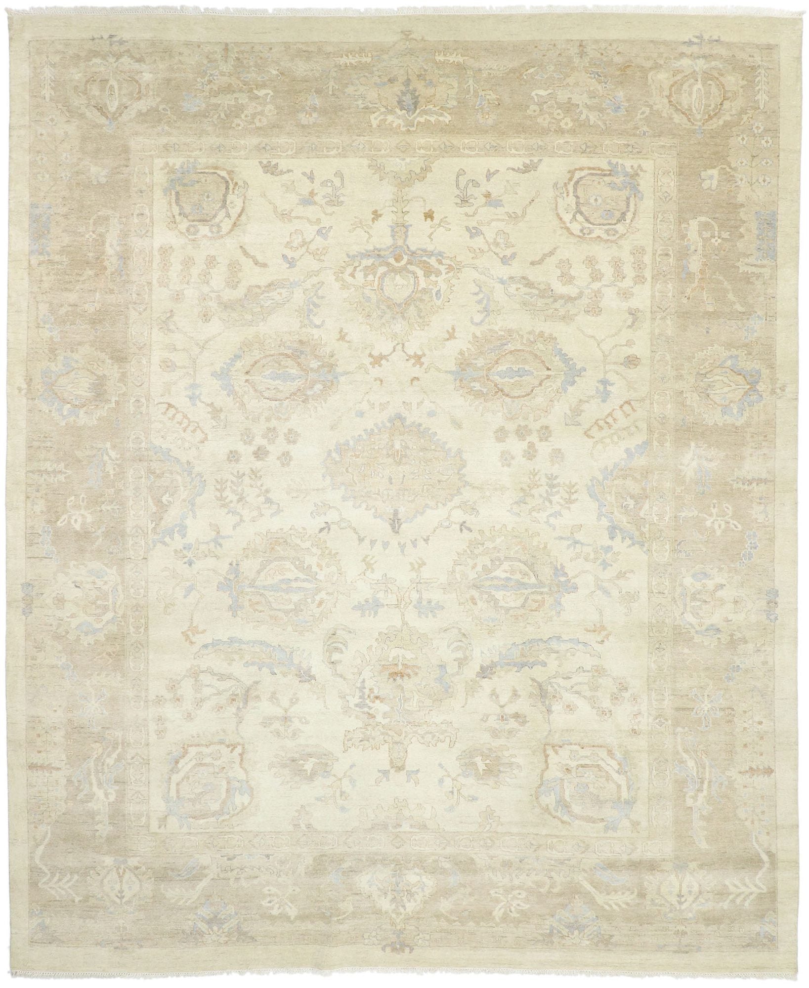 12 x 15 Vintage-Inspired Oushak Rug 30425