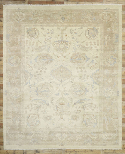 12 x 15 Vintage-Inspired Oushak Rug 30425