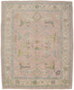 12 x 15 Pastel Pink Oushak Rug 80672