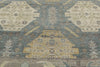 12 x 15 Vintage-Inspired Blue Oushak Rug 30622