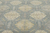 12 x 15 Vintage-Inspired Blue Oushak Rug 30622