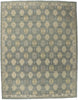 12 x 15 Vintage-Inspired Blue Oushak Rug 30622