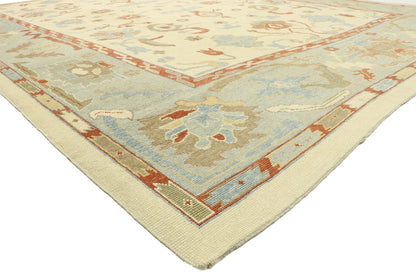 12 x 17 Modern Turkish Oushak Rug 51519