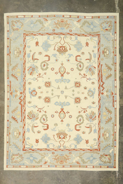 12 x 17 Modern Turkish Oushak Rug 51519