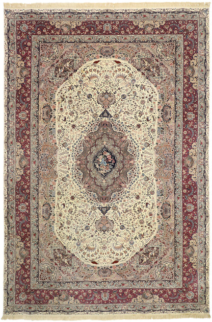 12 x 18 Antique Persian Tabriz Rug 77360