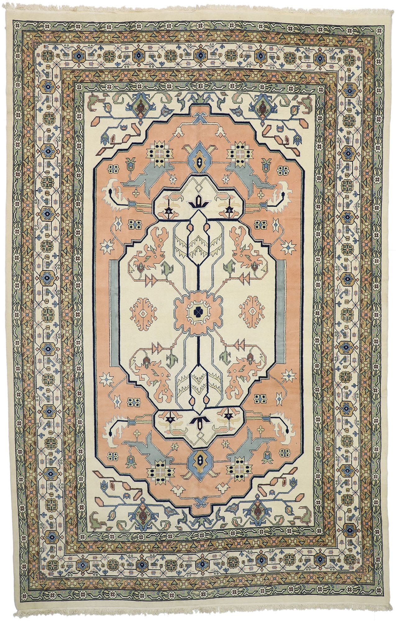 12 x 18 Vintage Chinese Art Deco Rug 72021