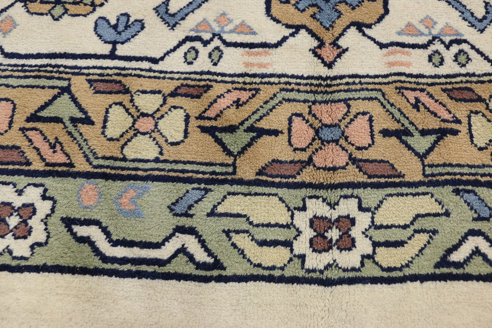 12 x 18 Vintage Chinese Art Deco Rug 72021