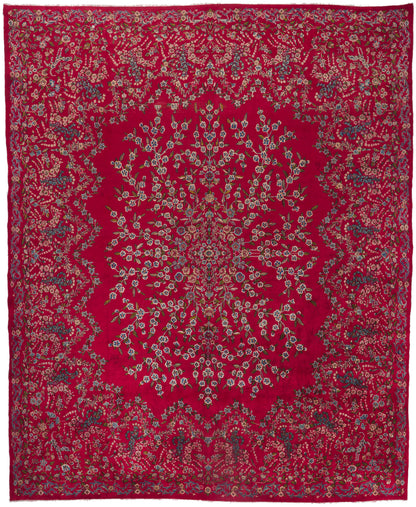 13 x 16 Antique Persian Kerman Rug 61209