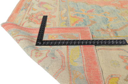 13 x 16 Colorful Turkish Oushak Rug 53797